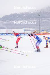 06.01.2024, Val di Fiemme, Italy (ITA): Samantha Smith (USA) - FIS world cup cross-country, tour de ski, mass, Val di Fiemme (ITA). www.nordicfocus.com. © Barbieri/NordicFocus. Every downloaded picture is fee-liable.