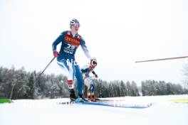 06.01.2024, Val di Fiemme, Italy (ITA): Vilma Ryytty (FIN), Johanna Hagstroem (SWE), (l-r)  - FIS world cup cross-country, tour de ski, mass, Val di Fiemme (ITA). www.nordicfocus.com. © Modica/NordicFocus. Every downloaded picture is fee-liable.