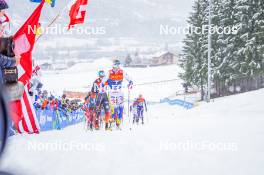 06.01.2024, Val di Fiemme, Italy (ITA): Frida Karlsson (SWE) - FIS world cup cross-country, tour de ski, mass, Val di Fiemme (ITA). www.nordicfocus.com. © Barbieri/NordicFocus. Every downloaded picture is fee-liable.