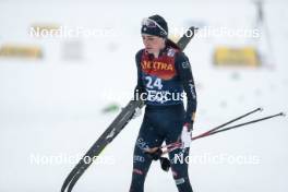 06.01.2024, Val di Fiemme, Italy (ITA): Caterina Ganz (ITA) - FIS world cup cross-country, tour de ski, mass, Val di Fiemme (ITA). www.nordicfocus.com. © Modica/NordicFocus. Every downloaded picture is fee-liable.