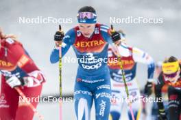 06.01.2024, Val di Fiemme, Italy (ITA): Kerttu Niskanen (FIN) - FIS world cup cross-country, tour de ski, mass, Val di Fiemme (ITA). www.nordicfocus.com. © Modica/NordicFocus. Every downloaded picture is fee-liable.