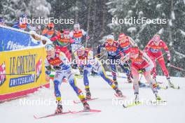 06.01.2024, Val di Fiemme, Italy (ITA): Nadja Kaelin (SUI) - FIS world cup cross-country, tour de ski, mass, Val di Fiemme (ITA). www.nordicfocus.com. © Barbieri/NordicFocus. Every downloaded picture is fee-liable.