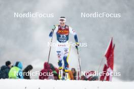 06.01.2024, Val di Fiemme, Italy (ITA): Sofia Henriksson (SWE) - FIS world cup cross-country, tour de ski, mass, Val di Fiemme (ITA). www.nordicfocus.com. © Modica/NordicFocus. Every downloaded picture is fee-liable.