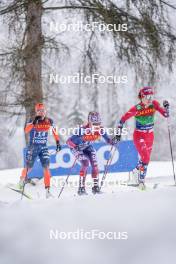 06.01.2024, Val di Fiemme, Italy (ITA): Sophia Laukli (USA) - FIS world cup cross-country, tour de ski, mass, Val di Fiemme (ITA). www.nordicfocus.com. © Barbieri/NordicFocus. Every downloaded picture is fee-liable.