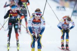 06.01.2024, Val di Fiemme, Italy (ITA): Linn Svahn (SWE) - FIS world cup cross-country, tour de ski, mass, Val di Fiemme (ITA). www.nordicfocus.com. © Modica/NordicFocus. Every downloaded picture is fee-liable.