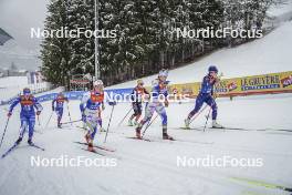 06.01.2024, Val di Fiemme, Italy (ITA): Johanna Hagstroem (SWE), Lisa Ingesson (SWE), (l-r)  - FIS world cup cross-country, tour de ski, mass, Val di Fiemme (ITA). www.nordicfocus.com. © Barbieri/NordicFocus. Every downloaded picture is fee-liable.