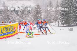 06.01.2024, Val di Fiemme, Italy (ITA): Victoria Carl (GER) - FIS world cup cross-country, tour de ski, mass, Val di Fiemme (ITA). www.nordicfocus.com. © Barbieri/NordicFocus. Every downloaded picture is fee-liable.