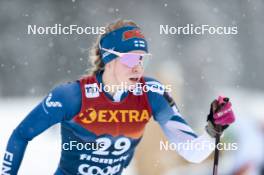 06.01.2024, Val di Fiemme, Italy (ITA): Vilma Ryytty (FIN) - FIS world cup cross-country, tour de ski, mass, Val di Fiemme (ITA). www.nordicfocus.com. © Modica/NordicFocus. Every downloaded picture is fee-liable.