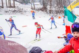 06.01.2024, Val di Fiemme, Italy (ITA): Margrethe Bergane (NOR) - FIS world cup cross-country, tour de ski, mass, Val di Fiemme (ITA). www.nordicfocus.com. © Barbieri/NordicFocus. Every downloaded picture is fee-liable.