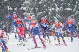 06.01.2024, Val di Fiemme, Italy (ITA): Rosie Brennan (USA) - FIS world cup cross-country, tour de ski, mass, Val di Fiemme (ITA). www.nordicfocus.com. © Barbieri/NordicFocus. Every downloaded picture is fee-liable.