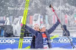 06.01.2024, Val di Fiemme, Italy (ITA): Frida Karlsson (SWE) - FIS world cup cross-country, tour de ski, mass, Val di Fiemme (ITA). www.nordicfocus.com. © Barbieri/NordicFocus. Every downloaded picture is fee-liable.