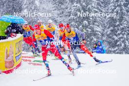 06.01.2024, Val di Fiemme, Italy (ITA): Antoine Cyr (CAN) - FIS world cup cross-country, tour de ski, mass, Val di Fiemme (ITA). www.nordicfocus.com. © Barbieri/NordicFocus. Every downloaded picture is fee-liable.