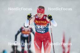 06.01.2024, Val di Fiemme, Italy (ITA): Nadja Kaelin (SUI) - FIS world cup cross-country, tour de ski, mass, Val di Fiemme (ITA). www.nordicfocus.com. © Modica/NordicFocus. Every downloaded picture is fee-liable.