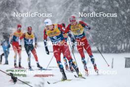 06.01.2024, Val di Fiemme, Italy (ITA): Erik Valnes (NOR) - FIS world cup cross-country, tour de ski, mass, Val di Fiemme (ITA). www.nordicfocus.com. © Modica/NordicFocus. Every downloaded picture is fee-liable.