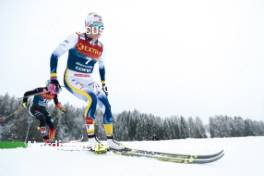 06.01.2024, Val di Fiemme, Italy (ITA): Frida Karlsson (SWE) - FIS world cup cross-country, tour de ski, mass, Val di Fiemme (ITA). www.nordicfocus.com. © Modica/NordicFocus. Every downloaded picture is fee-liable.