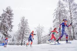 06.01.2024, Val di Fiemme, Italy (ITA): Patricija Eiduka (LAT) - FIS world cup cross-country, tour de ski, mass, Val di Fiemme (ITA). www.nordicfocus.com. © Barbieri/NordicFocus. Every downloaded picture is fee-liable.