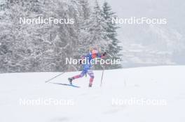 06.01.2024, Val di Fiemme, Italy (ITA): Samantha Smith (USA) - FIS world cup cross-country, tour de ski, mass, Val di Fiemme (ITA). www.nordicfocus.com. © Barbieri/NordicFocus. Every downloaded picture is fee-liable.