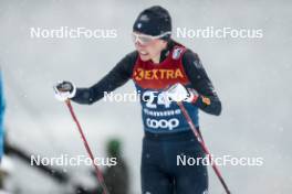 06.01.2024, Val di Fiemme, Italy (ITA): Caterina Ganz (ITA) - FIS world cup cross-country, tour de ski, mass, Val di Fiemme (ITA). www.nordicfocus.com. © Modica/NordicFocus. Every downloaded picture is fee-liable.