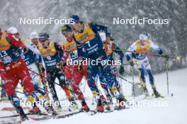 06.01.2024, Val di Fiemme, Italy (ITA): Hugo Lapalus (FRA) - FIS world cup cross-country, tour de ski, mass, Val di Fiemme (ITA). www.nordicfocus.com. © Modica/NordicFocus. Every downloaded picture is fee-liable.