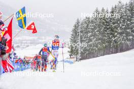 06.01.2024, Val di Fiemme, Italy (ITA): Frida Karlsson (SWE) - FIS world cup cross-country, tour de ski, mass, Val di Fiemme (ITA). www.nordicfocus.com. © Barbieri/NordicFocus. Every downloaded picture is fee-liable.