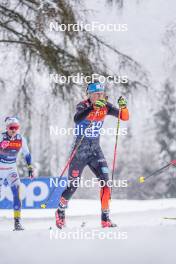 06.01.2024, Val di Fiemme, Italy (ITA): Victoria Carl (GER) - FIS world cup cross-country, tour de ski, mass, Val di Fiemme (ITA). www.nordicfocus.com. © Barbieri/NordicFocus. Every downloaded picture is fee-liable.