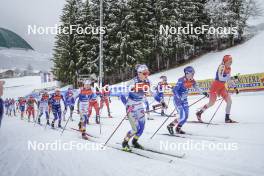 06.01.2024, Val di Fiemme, Italy (ITA): Linn Svahn (SWE) - FIS world cup cross-country, tour de ski, mass, Val di Fiemme (ITA). www.nordicfocus.com. © Barbieri/NordicFocus. Every downloaded picture is fee-liable.