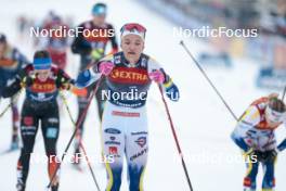 06.01.2024, Val di Fiemme, Italy (ITA): Linn Svahn (SWE) - FIS world cup cross-country, tour de ski, mass, Val di Fiemme (ITA). www.nordicfocus.com. © Modica/NordicFocus. Every downloaded picture is fee-liable.