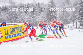 06.01.2024, Val di Fiemme, Italy (ITA): Jonna Sundling (SWE) - FIS world cup cross-country, tour de ski, mass, Val di Fiemme (ITA). www.nordicfocus.com. © Barbieri/NordicFocus. Every downloaded picture is fee-liable.