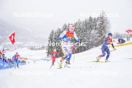 06.01.2024, Val di Fiemme, Italy (ITA): Sofia Henriksson (SWE) - FIS world cup cross-country, tour de ski, mass, Val di Fiemme (ITA). www.nordicfocus.com. © Barbieri/NordicFocus. Every downloaded picture is fee-liable.