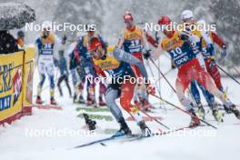 06.01.2024, Val di Fiemme, Italy (ITA): Beda Klee (SUI) - FIS world cup cross-country, tour de ski, mass, Val di Fiemme (ITA). www.nordicfocus.com. © Modica/NordicFocus. Every downloaded picture is fee-liable.