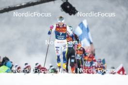 06.01.2024, Val di Fiemme, Italy (ITA): Frida Karlsson (SWE) - FIS world cup cross-country, tour de ski, mass, Val di Fiemme (ITA). www.nordicfocus.com. © Modica/NordicFocus. Every downloaded picture is fee-liable.