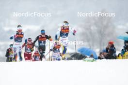 06.01.2024, Val di Fiemme, Italy (ITA): Frida Karlsson (SWE) - FIS world cup cross-country, tour de ski, mass, Val di Fiemme (ITA). www.nordicfocus.com. © Modica/NordicFocus. Every downloaded picture is fee-liable.