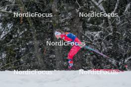 06.01.2024, Val di Fiemme, Italy (ITA): Mathilde Myhrvold (NOR) - FIS world cup cross-country, tour de ski, mass, Val di Fiemme (ITA). www.nordicfocus.com. © Barbieri/NordicFocus. Every downloaded picture is fee-liable.