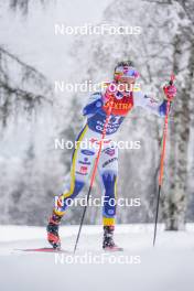 06.01.2024, Val di Fiemme, Italy (ITA): Emma Ribom (SWE) - FIS world cup cross-country, tour de ski, mass, Val di Fiemme (ITA). www.nordicfocus.com. © Barbieri/NordicFocus. Every downloaded picture is fee-liable.