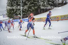 06.01.2024, Val di Fiemme, Italy (ITA): Patricija Eiduka (LAT) - FIS world cup cross-country, tour de ski, mass, Val di Fiemme (ITA). www.nordicfocus.com. © Barbieri/NordicFocus. Every downloaded picture is fee-liable.