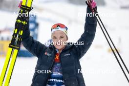 06.01.2024, Val di Fiemme, Italy (ITA): Linn Svahn (SWE) - FIS world cup cross-country, tour de ski, mass, Val di Fiemme (ITA). www.nordicfocus.com. © Modica/NordicFocus. Every downloaded picture is fee-liable.