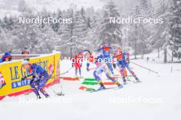 06.01.2024, Val di Fiemme, Italy (ITA): Moa Ilar (SWE) - FIS world cup cross-country, tour de ski, mass, Val di Fiemme (ITA). www.nordicfocus.com. © Barbieri/NordicFocus. Every downloaded picture is fee-liable.