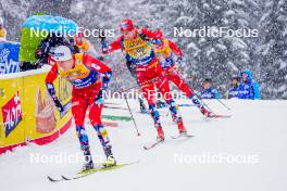 06.01.2024, Val di Fiemme, Italy (ITA): Harald Oestberg Amundsen (NOR) - FIS world cup cross-country, tour de ski, mass, Val di Fiemme (ITA). www.nordicfocus.com. © Barbieri/NordicFocus. Every downloaded picture is fee-liable.