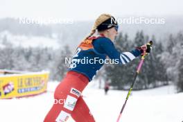 06.01.2024, Val di Fiemme, Italy (ITA): Katerina Janatova (CZE) - FIS world cup cross-country, tour de ski, mass, Val di Fiemme (ITA). www.nordicfocus.com. © Modica/NordicFocus. Every downloaded picture is fee-liable.