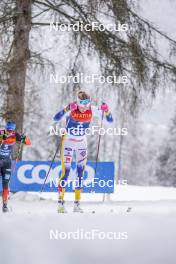 06.01.2024, Val di Fiemme, Italy (ITA): Frida Karlsson (SWE) - FIS world cup cross-country, tour de ski, mass, Val di Fiemme (ITA). www.nordicfocus.com. © Barbieri/NordicFocus. Every downloaded picture is fee-liable.