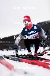 05.01.2024, Val di Fiemme, Italy (ITA): Cyril Faehndrich (SUI) - FIS world cup cross-country, tour de ski, training, Val di Fiemme (ITA). www.nordicfocus.com. © Modica/NordicFocus. Every downloaded picture is fee-liable.