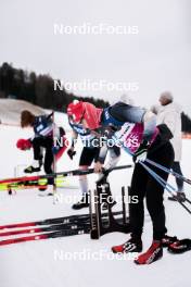 05.01.2024, Val di Fiemme, Italy (ITA): Cyril Faehndrich (SUI) - FIS world cup cross-country, tour de ski, training, Val di Fiemme (ITA). www.nordicfocus.com. © Modica/NordicFocus. Every downloaded picture is fee-liable.