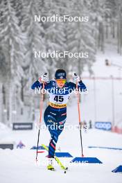 19.01.2024, Oberhof, Germany (GER): Julie Pierrel (FRA) - FIS world cup cross-country, individual sprint, Oberhof (GER). www.nordicfocus.com. © Authamayou/NordicFocus. Every downloaded picture is fee-liable.