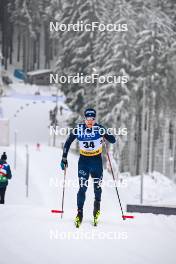 19.01.2024, Oberhof, Germany (GER): Davide Graz (ITA) - FIS world cup cross-country, individual sprint, Oberhof (GER). www.nordicfocus.com. © Authamayou/NordicFocus. Every downloaded picture is fee-liable.