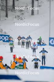 19.01.2024, Oberhof, Germany (GER): Renaud Jay (FRA), Marko Kilp (EST), Theo Schely (FRA), Konstantin Bortsov (KAZ), (l-r)  - FIS world cup cross-country, individual sprint, Oberhof (GER). www.nordicfocus.com. © Authamayou/NordicFocus. Every downloaded picture is fee-liable.