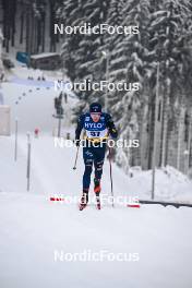 19.01.2024, Oberhof, Germany (GER): Elia Barp (ITA) - FIS world cup cross-country, individual sprint, Oberhof (GER). www.nordicfocus.com. © Authamayou/NordicFocus. Every downloaded picture is fee-liable.
