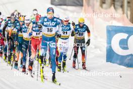 20.01.2024, Oberhof, Germany (GER): Gustaf Berglund (SWE), Janosch Brugger (GER), (l-r)  - FIS world cup cross-country, mass, Oberhof (GER). www.nordicfocus.com. © Modica/NordicFocus. Every downloaded picture is fee-liable.