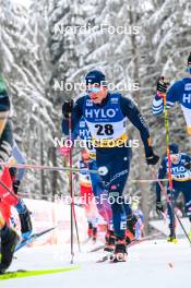 20.01.2024, Oberhof, Germany (GER): Elia Barp (ITA) - FIS world cup cross-country, mass, Oberhof (GER). www.nordicfocus.com. © Authamayou/NordicFocus. Every downloaded picture is fee-liable.