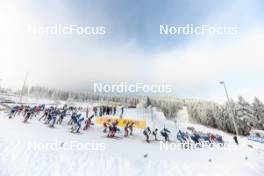 20.01.2024, Oberhof, Germany (GER): Start of mens race - FIS world cup cross-country, mass, Oberhof (GER). www.nordicfocus.com. © Modica/NordicFocus. Every downloaded picture is fee-liable.