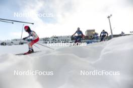 20.01.2024, Oberhof, Germany (GER): Beda Klee (SUI), Gus Schumacher (USA), (l-r)  - FIS world cup cross-country, mass, Oberhof (GER). www.nordicfocus.com. © Modica/NordicFocus. Every downloaded picture is fee-liable.